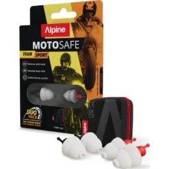 Alpine MotoSafe Earplugs Duo Pack