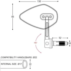 Barracuda Skin-X Bar End B-lux