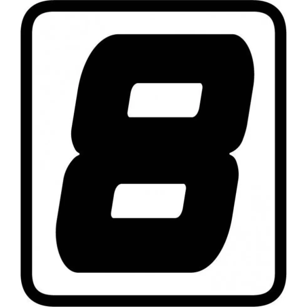 Barracuda Sticker Cijfer -8- (per stuk)