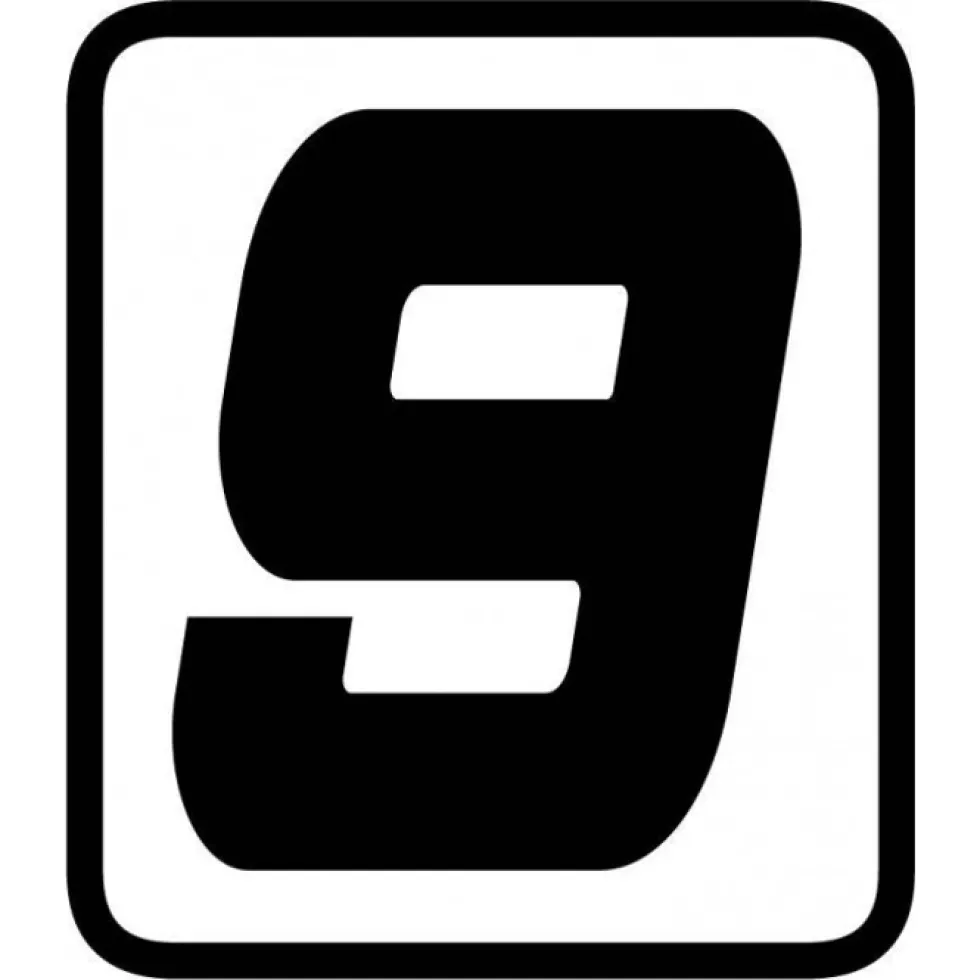 Barracuda Sticker Cijfer -9- (per stuk)