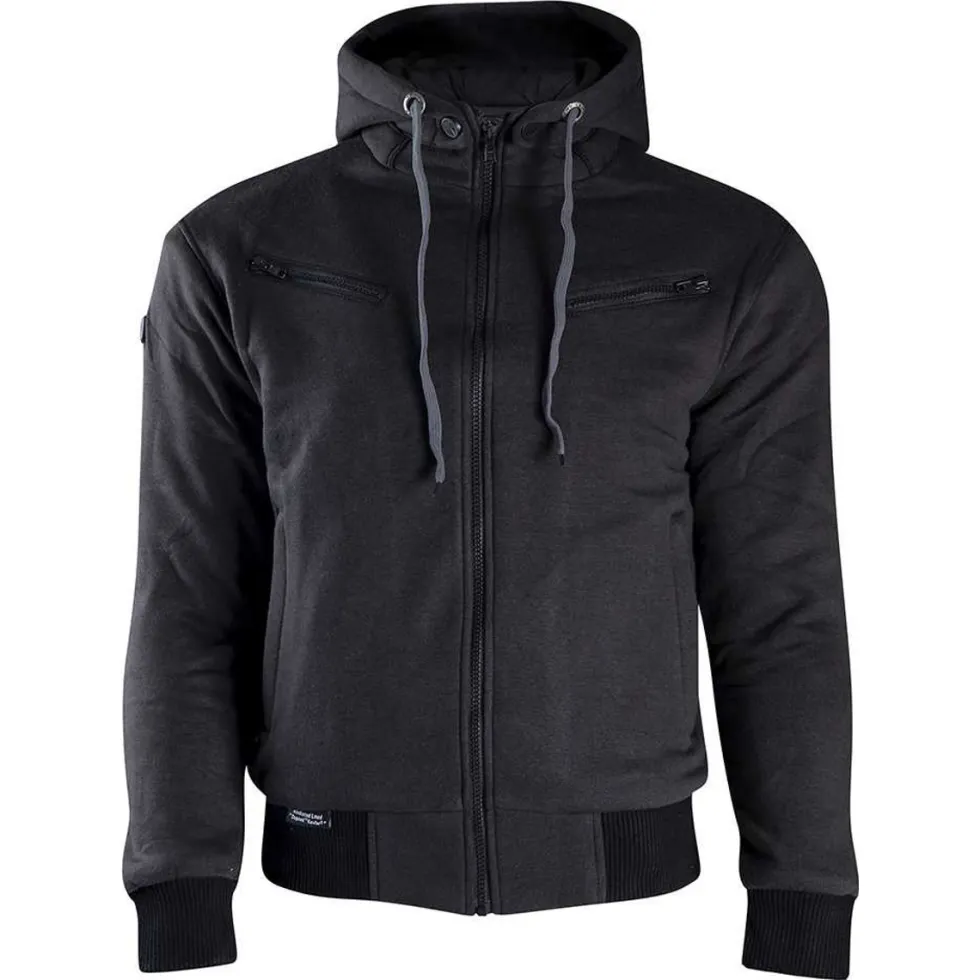 CLAW Mortal Slim Fit Black Motorhoodie