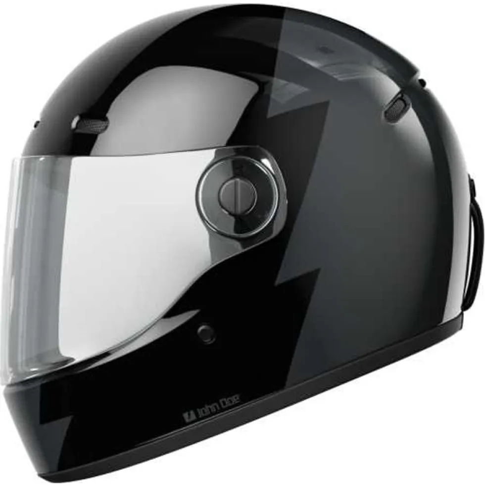 John Doe JD/One Signature Black Grey Integraalhelm