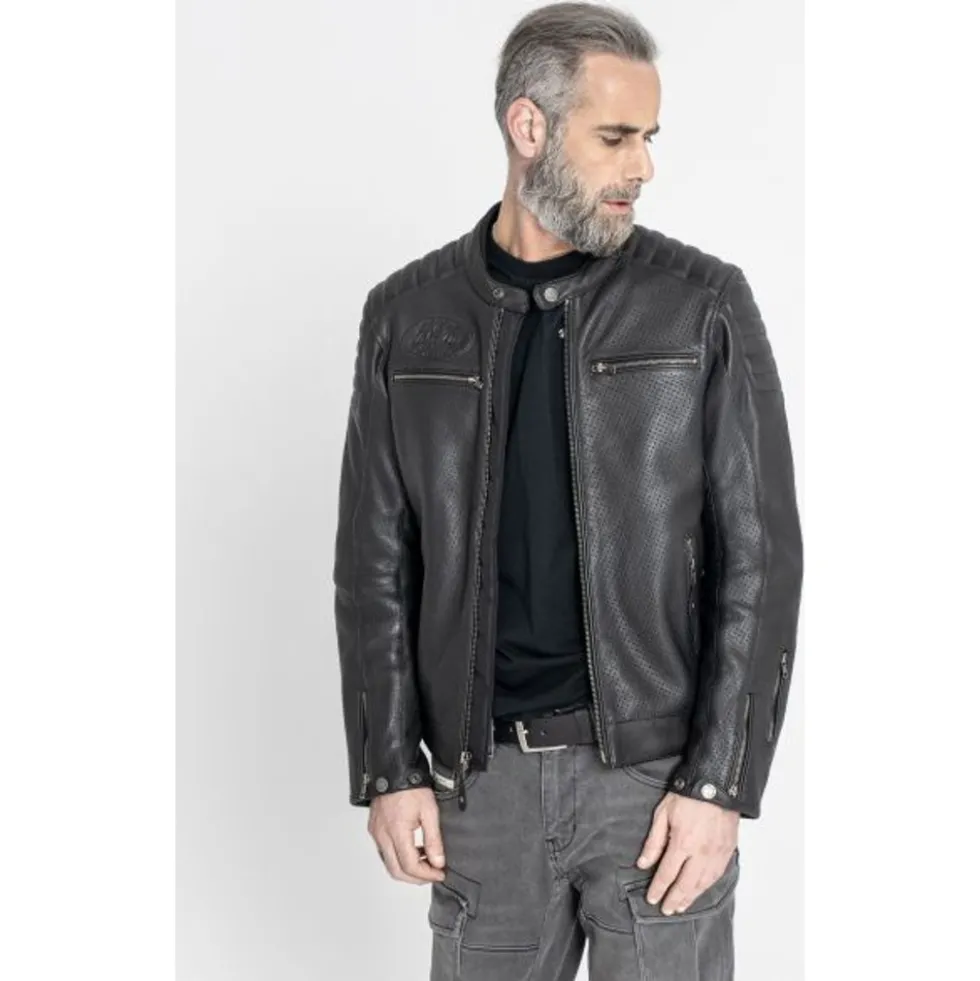 John Doe Leather Jacket Dexter Black