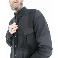 John Doe Motoshirt Grey Black Big Block