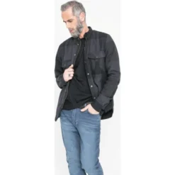 John Doe Motoshirt Grey Black Big Block