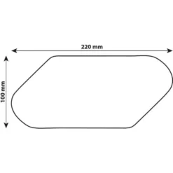 Lampa Grip-Tank X1 Zwart Tankpads