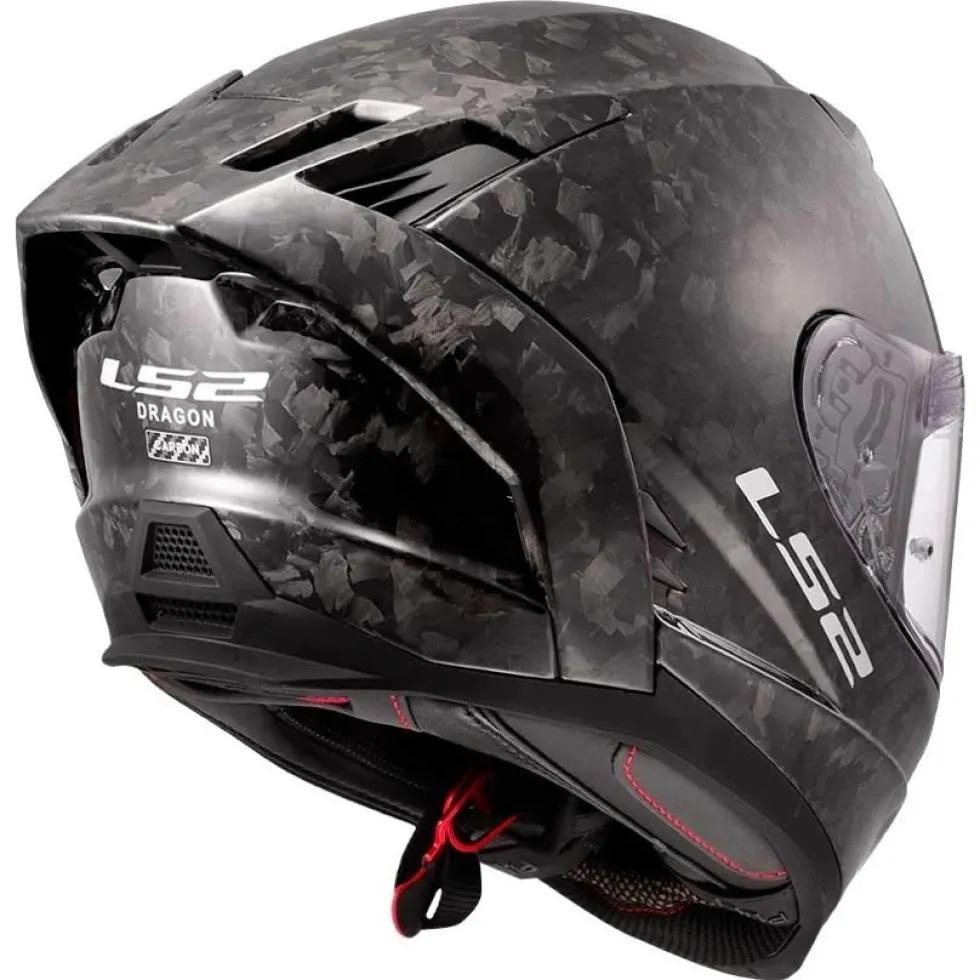 LS2 FF807 Dragon Forged Carbon Integraalhelm