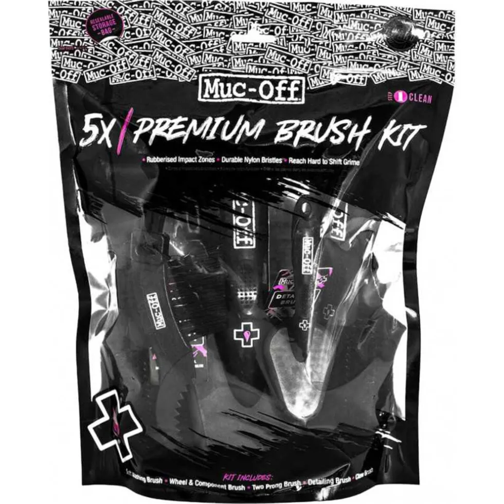 Muc-Off Premium detailing borstelset 5-delig