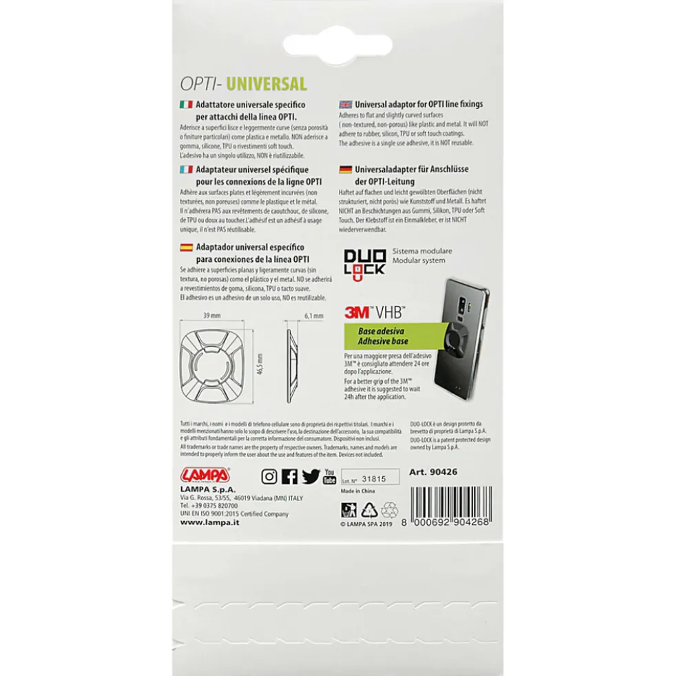 Opti-line Optiline Opti Universal Adapter