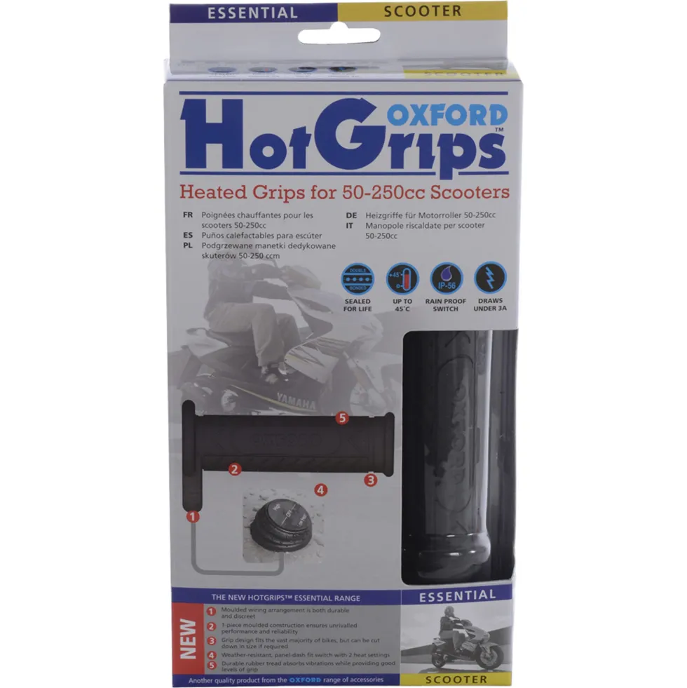 Oxford Hotgrips Essential Scooter Handvatverwarming