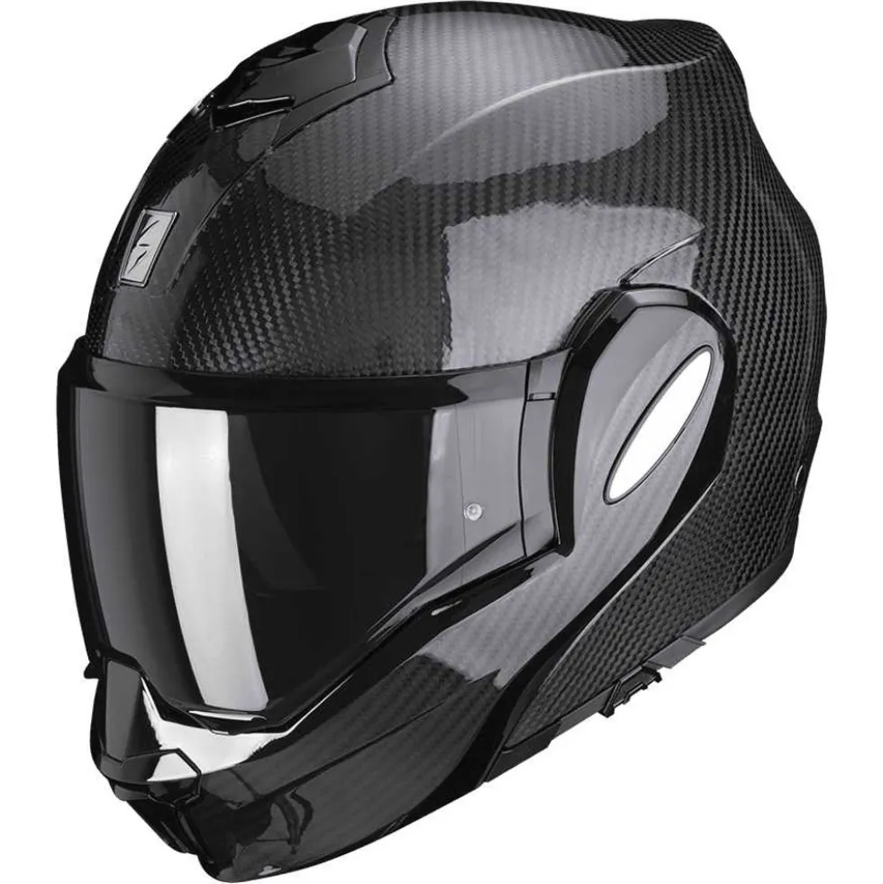 Scorpion EXO-Tech Evo Carbon Solid Systeemhelm