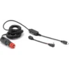SW-Motech 12V ADAPTER KABEL MET PLUG NAAR MINI USB (100 CM).