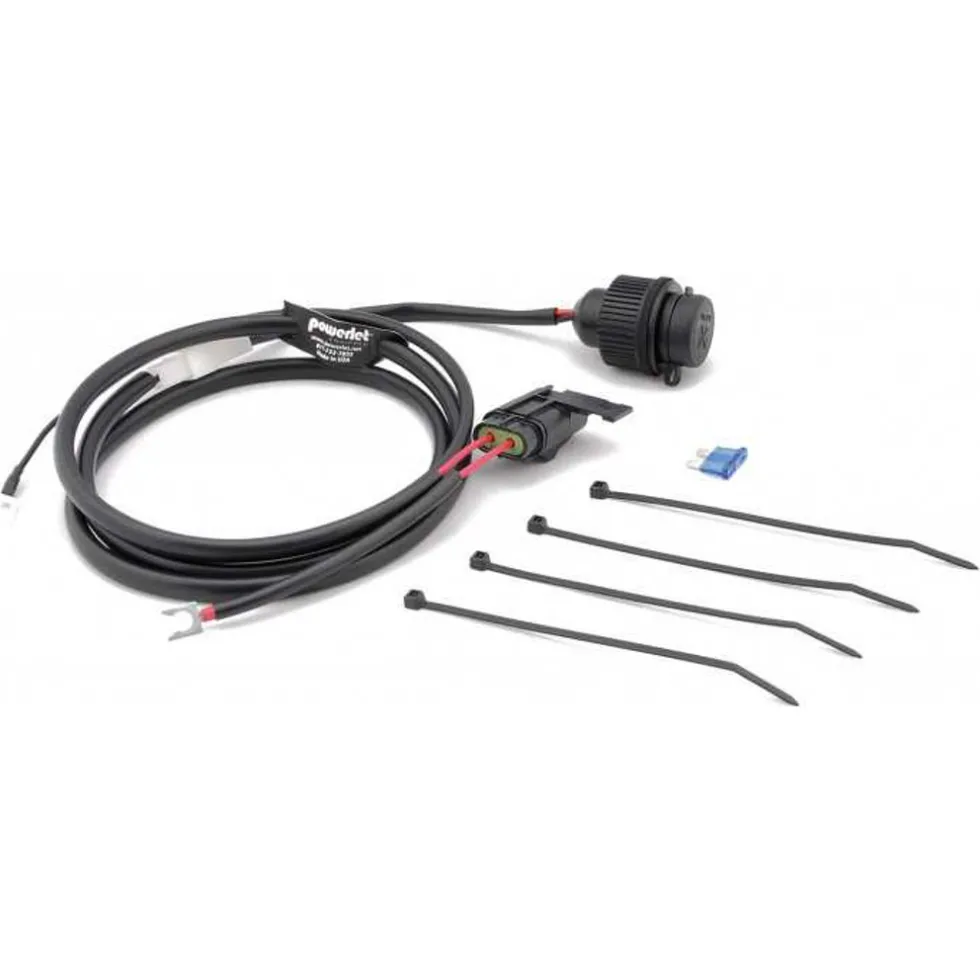 SW-Motech 12V KABELBOOM MET SIGARETTE AANSLUIT PLUG (100CM).