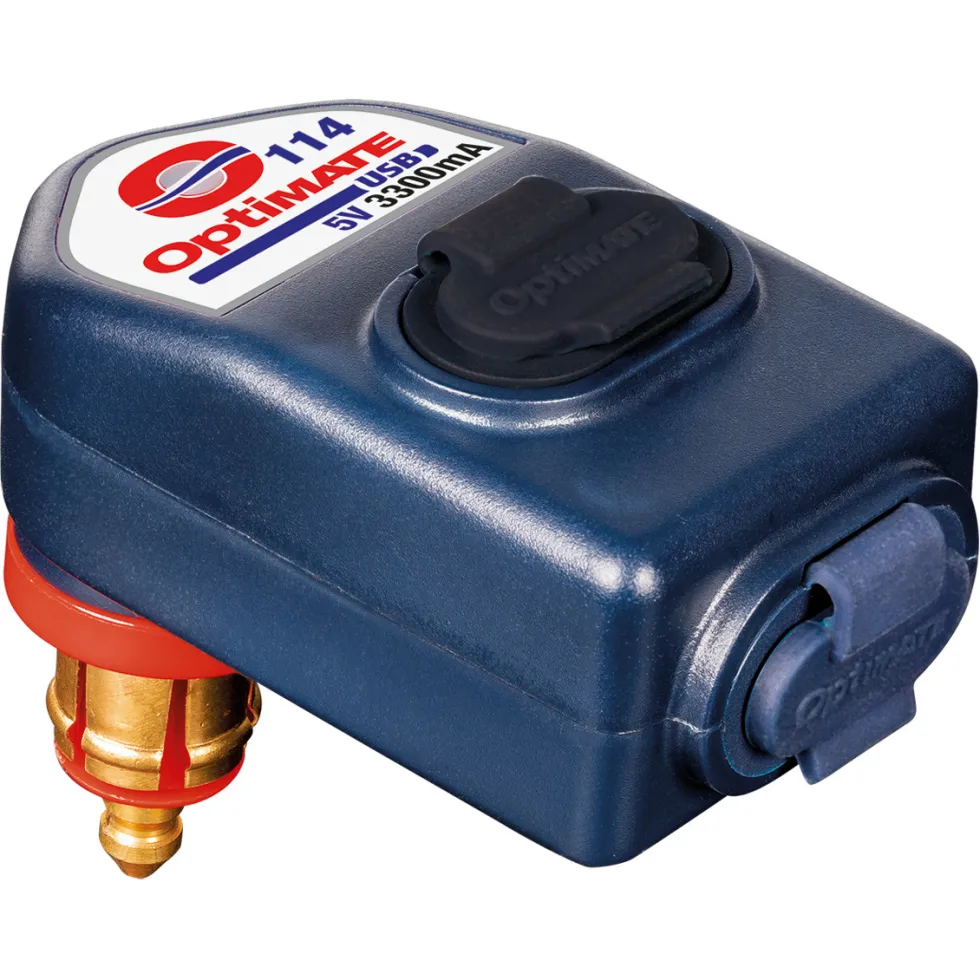 Tecmate Optimate OS-114 SAE Duo USB-oplader 3300 mA