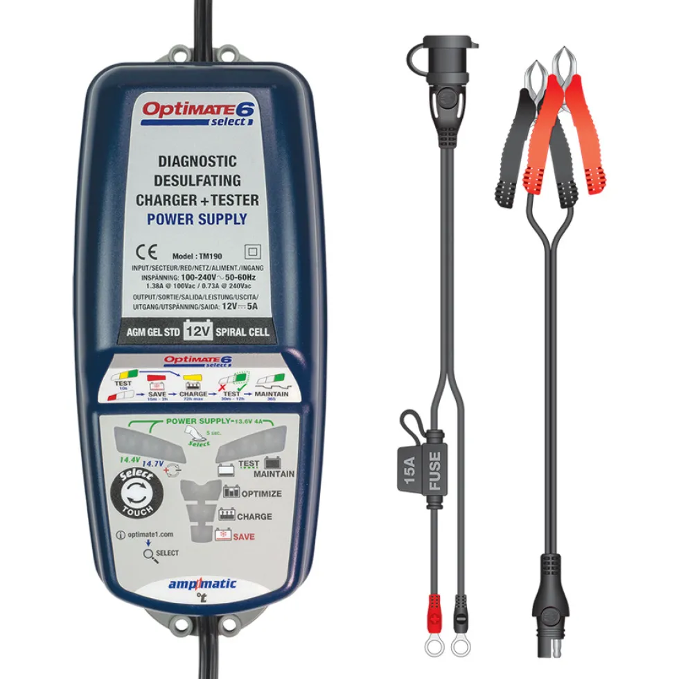 Tecmate Optimate 6 Select Acculader